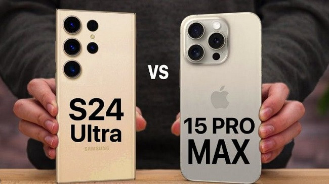 Ja se si Samsung Galaxy S24 Ultra ia kaloi iPhone 15 Pro Max
