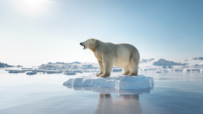 Arinjtë polarë po përpiqen të përshtaten me periudhat gjithnjë e më të gjata të Arktikut pa akull