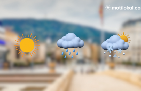 Diell apo shi, mësojeni motin të martën në Maqedoni