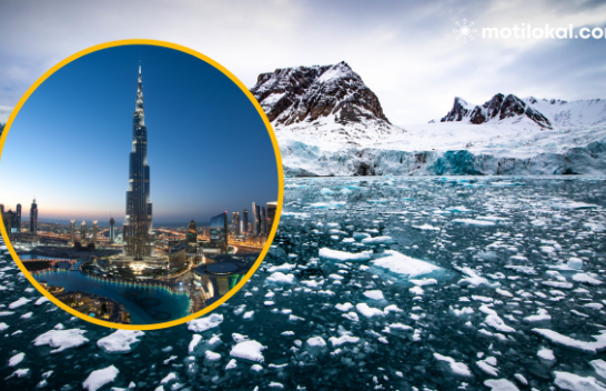 Dubai importon akullin e akullnajave nga Grenlanda për t'u shërbyer pijeve në bare të stilit të lartë