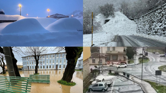 Italia nën "pushtetin" e stuhive, ortekëve, rrëshqitjeve të dheut dhe përmbytjeve