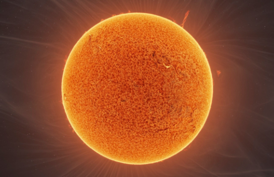 Shikoni një video të sipërfaqes së Diellit në detaje