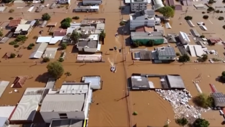 Skena apokaliptike nga Brazili për shkak të përmbytjeve katastrofike, disa qytete janë plotësisht nën ujë