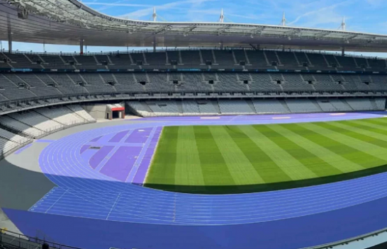 Pse pista ngjyrë vjollce në Lojërat Olimpike të Parisit është e veçantë? Ka një përbërës sekret