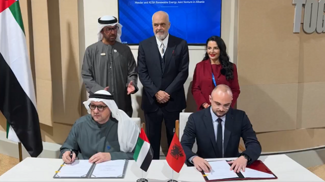 Samiti botëror për klimën: Nënshkruhet marrëveshja ndërmjet KESH dhe Emirateve të Bashkuara Arabe