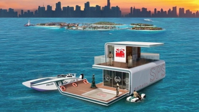 E ardhmja e sigurisë në ujë: Dubai po ndërton stacionin e parë policor lundrues