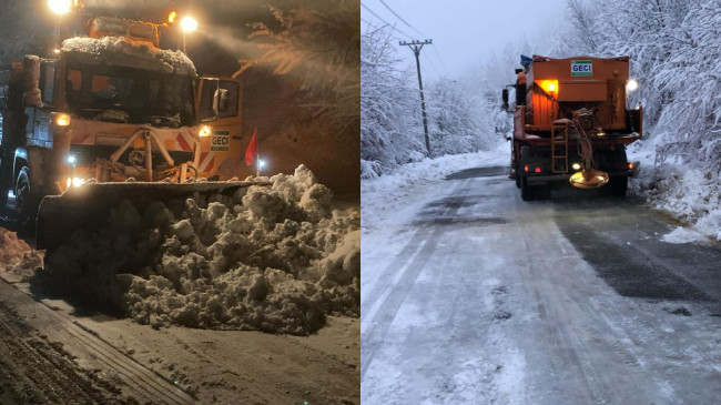 Reshje të dendura bore në Shqipëri: Ja si paraqitet situata në akset rrugore