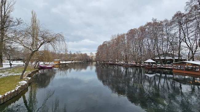 Parku i Drilonit nën bardhësinë e borës/ FOTO