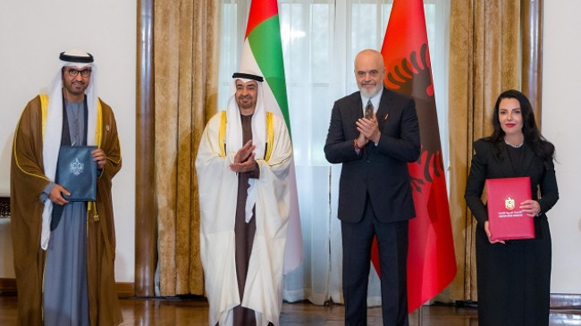 Shqipëria dhe Emiratet e Bashkuara Arabe forcojnë bashkëpunimin në energji dhe inovacion