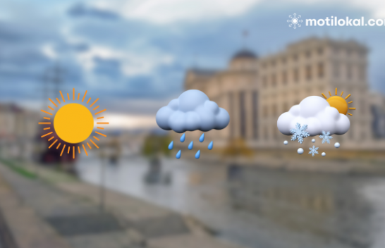 Parashikimi i motit në Maqedoni të hënën dhe ditët në vazhdim