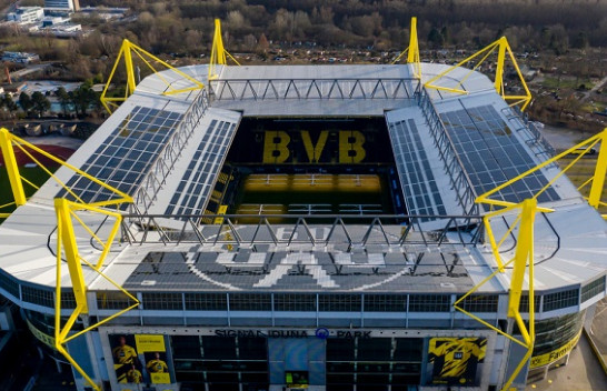 Klubi gjerman i futbollit vendos sistemin më të madh fotovoltaik në stadium