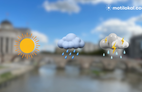 Vapa s’po ndalet – Si do të jetë moti të mërkurën në Maqedoni?