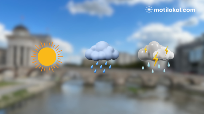 Vapa s’po ndalet – Si do të jetë moti të mërkurën në Maqedoni?
