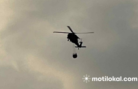 Mbi 43 mijë litra ujë nga ajri – KFOR-i ndihmon në shuarjen e zjarreve në Kosovë