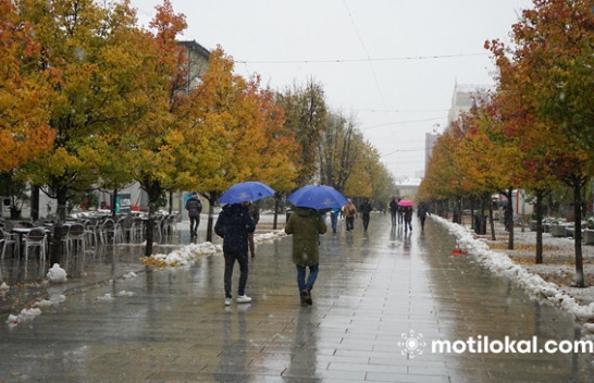 IHMK paralajmëron reshje të dendura shiu dhe bore në Kosovë