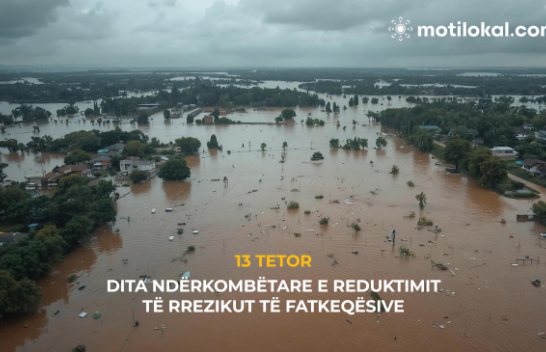 13 Tetor - Dita Ndërkombëtare e Reduktimit të Rrezikut të Fatkeqësive