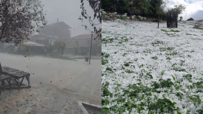 Gramshi goditet nga stuhi shiu dhe breshri