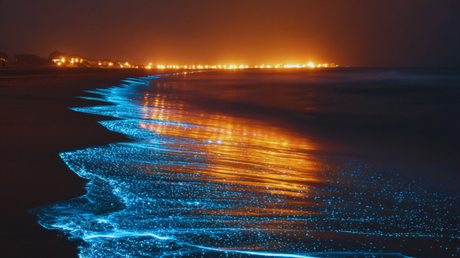 Çfarë i shkakton valët biolumineshente?
