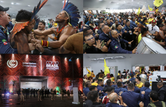 Kaos në Brazil: Protestuesit sulmojnë konferencën për ndryshimet klimatike