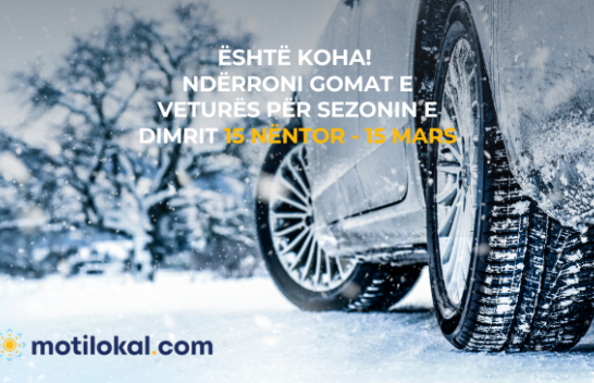 Nga sot gomat dhe pajisjet dimërore të detyrueshme, përndryshe gjobë