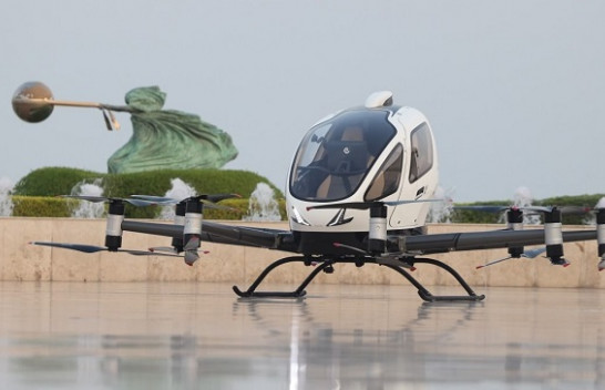 Katari kreu me sukses një fluturim provë të taksisë së parë ajrore pa pilot, shikoni si dukej