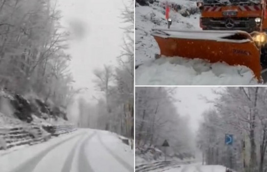 Pas reshjeve të shiut, nis bora në veri të Shqipërisë