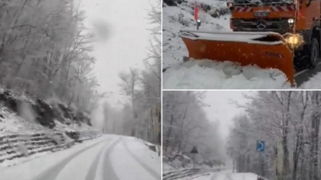 Pas reshjeve të shiut, nis bora në veri të Shqipërisë