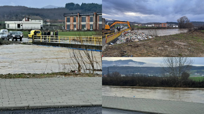 Situatë e vështirë nga reshjet e shiut në Gjakovë