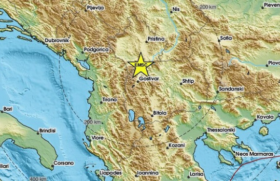 Tërmet me magnitudë 4.9 godet Kosovën, ja ku ishte epiqendra