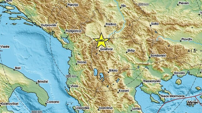 Tërmet me magnitudë 4.9 godet Kosovën, ja ku ishte epiqendra