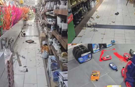 Tërmeti shkakton dëme materiale në një market në Prizren