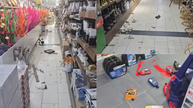 Tërmeti shkakton dëme materiale në një market në Prizren