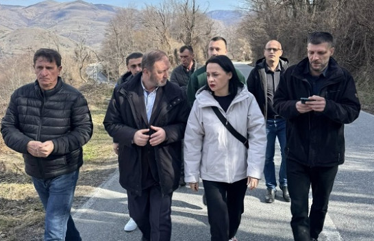 Ministrja Pacolli inspektoi zbatimin e ndalimit të ndërtimeve pa leje në Parkun Kombëtar “Sharri”