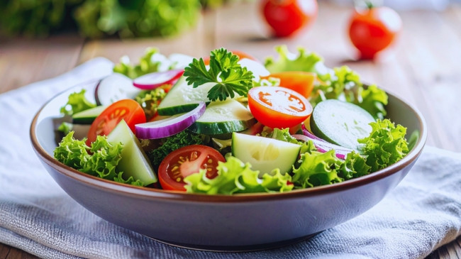 Përgatitni një sallatë të shijshme pranverore vetëm me pak përbërës: Është e përshtatshme për çdo rast