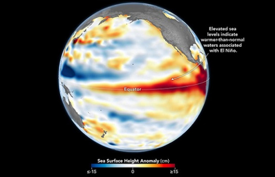 El Niño është në proces, tregojnë vëzhgimet satelitore