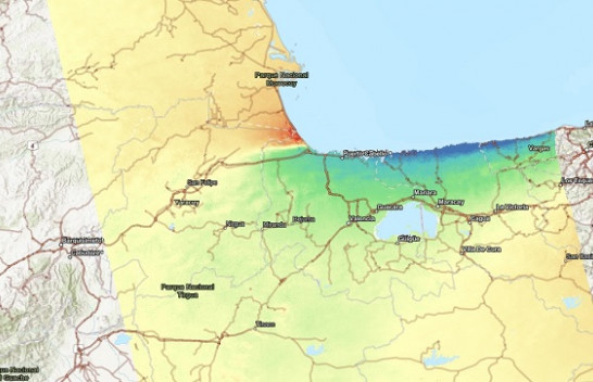 Sa të fuqishëm ishin tërmetet në Venezuelë dëshmohet nga një imazh satelitor i NASA-s: lëvizja e tokës është regjistruar