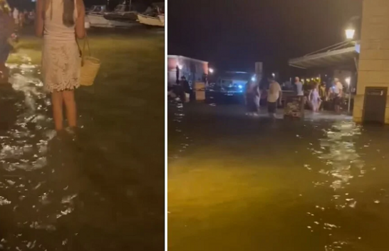 Stuhia godet bregdetin kroat, turistët në alarm: “Po iknin nga dallgët e detit”