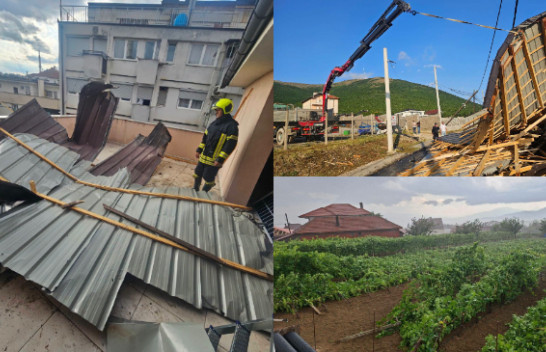 Stuhia shkakton dëme në Rahovec, ekipet emergjente dalin në terren