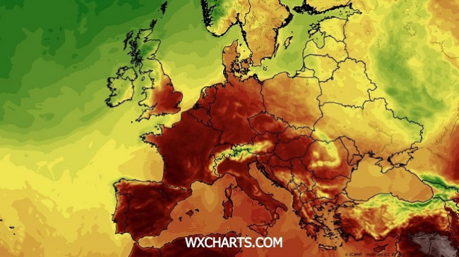 Valë e të nxehtit drejt Evropës – temperaturat pritet të arrijnë deri në 40°C