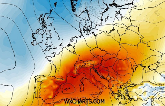 Rikthehet “furra” e nxehtësisë në Evropë: Një valë brutale mbi 40°C po afrohet, me rrezik për temperatura rekord