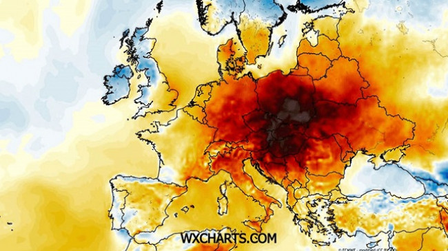 Vapa ekstreme përfshin Evropën: Kupola e nxehtësisë sjell temperatura mbi 40°C në Evropën Qendrore dhe Ballkan