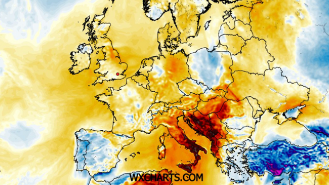 Vala e të nxehtit përfshin Evropën Jugore dhe Ballkanin, temperaturat deri në 43°C