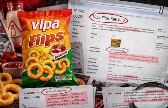 AUV tërheq nga tregu “Flips Ketchup” për shkak të alergjenit qumësht