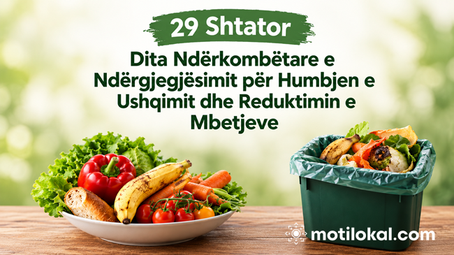29 Shtatori, një ditë për më shumë ndërgjegjësim dhe më pak mbetje ushqimore